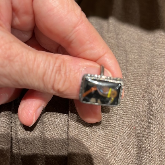 Thomas Mott kingfisher antique 1920s ring vintage rare 7 sterling silver marked - Picture 17 of 17